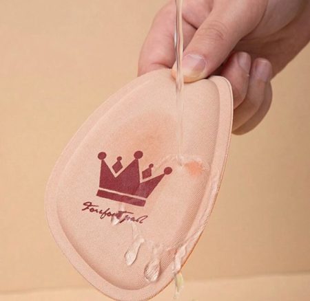 Talonete buretate antiperspirante